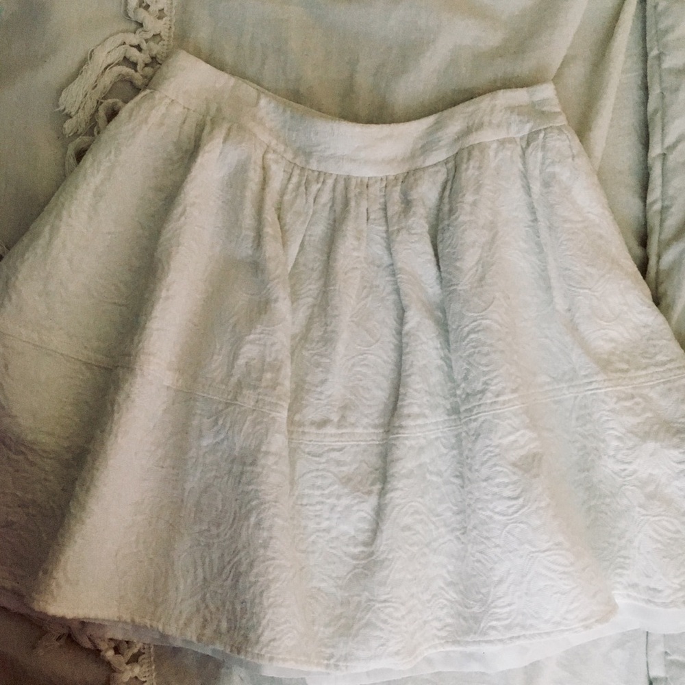 Express Brocade Skater Skirt